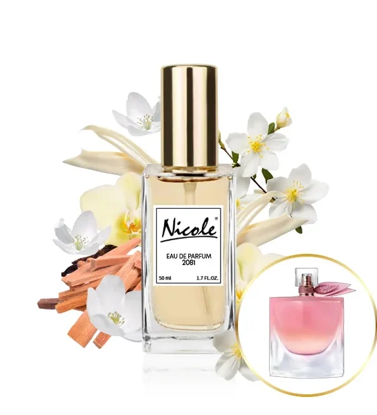 Nicole 2081 EDP inspirisan La Vie est Belle Vanille Nude Lancome